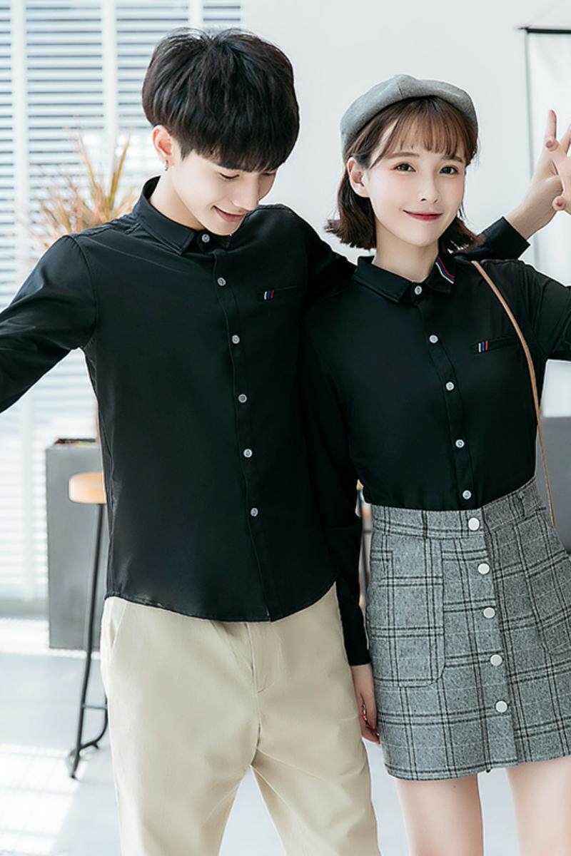 714-D05P45/情侣装2025春季新款男同款工作服班服修身衬衣S-5XL,男装衬衫,星座714(原C313)