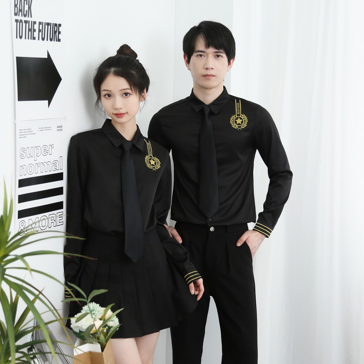 714-D656P45控65/2025春季新款修身工作服衬衫空少ktv酒吧制服,男装衬衫,星座714(原C313)