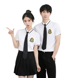 714-Y820P40控69/2025夏季工作服衬衫dk衬衫jk衬衣团体校园风短袖，男装T恤，星座714(原C313)