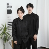 714-D3043P45控65/2025春季新款韩系宽松衬衫休闲工作服潮版制服，男装衬衫，星座714(原C313)