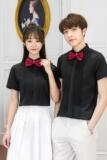 714-Y340P40/2025情侣装夏短袖工作衬衫伴郎服结婚礼服衬衣S-5XL，男装T恤，星座714(原C313)