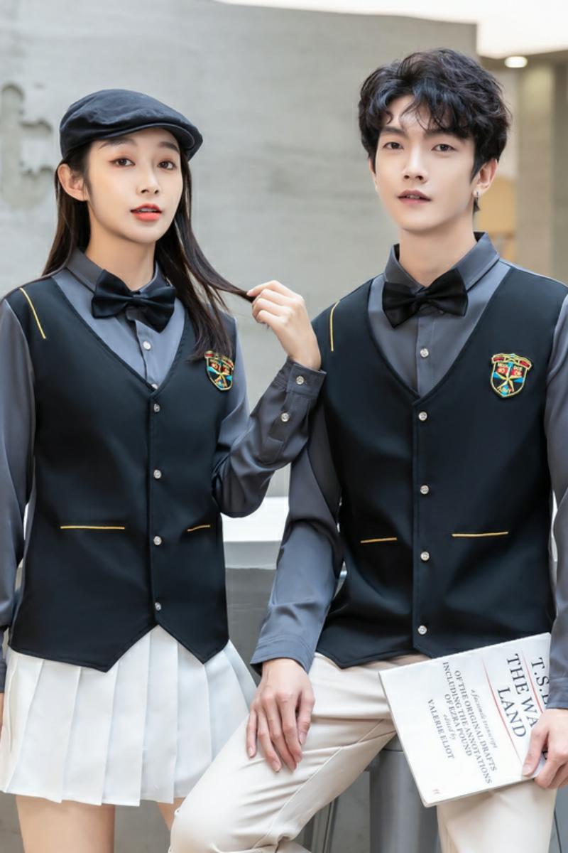 714-H667P55/2025情侣工作制服假两件衬衫衬衣S-5XL,男装衬衫,星座714(原C313)