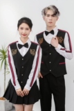 714-H654P55控69/2025春季修身假两件马甲工作服衬衫ktv酒吧制服，男装衬衫，星座714(原C313)