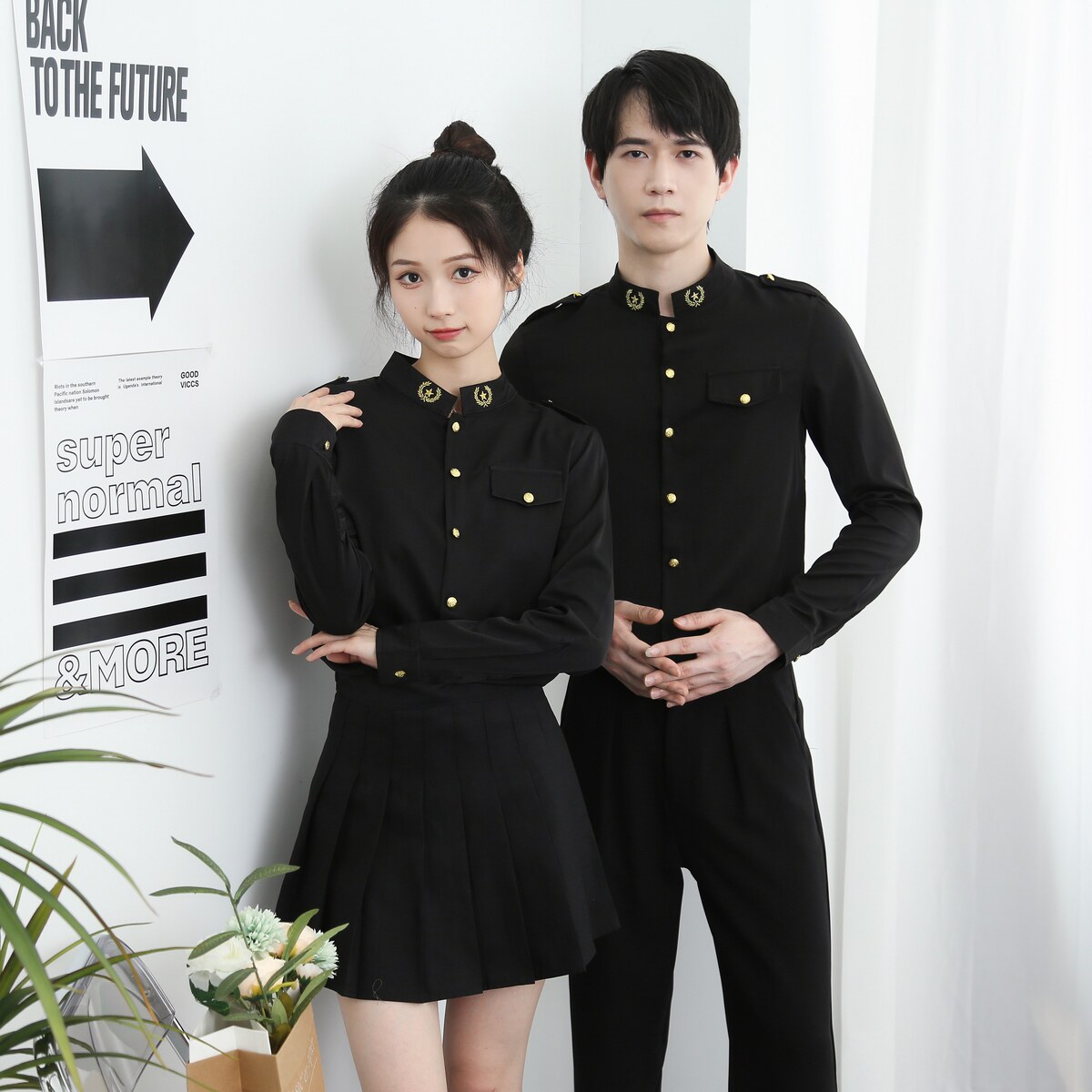 714-D610P45控65/2025春修身工作服衬衫空少制服酒吧发型师店服,男装衬衫,星座714(原C313)
