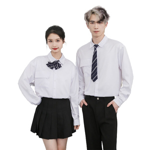 714-D3060P48控69/2025春新款工作服衬衫校园风ktv酒吧演出服礼服图片