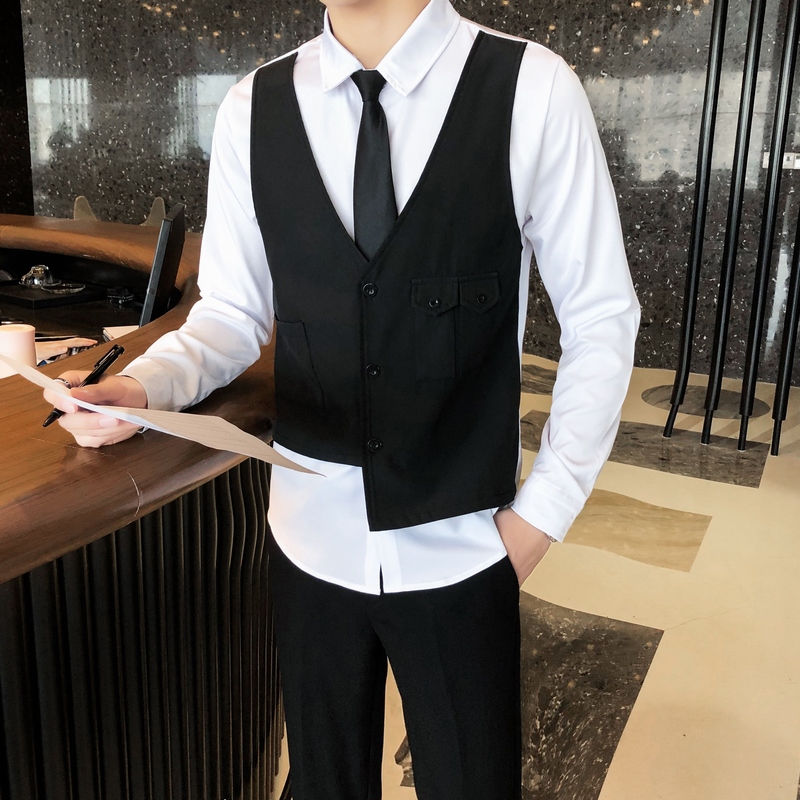 714-H657P55单人工作服2025店主风制服衬衣假两件衬衫S-5XL，男装衬衫，星座714(原C313)