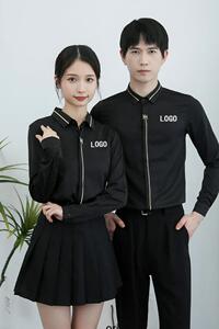 714-D616P45/2025春季男女清新工作服衬衫修身KTV发型师制服衬衣图片