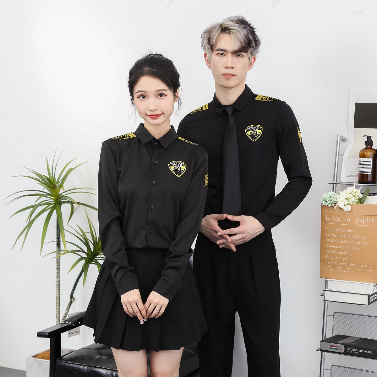 714-D516P45控69/2025春季新款衬衫空少ktv演出服礼服美容美发店,男装衬衫,星座714(原C313)