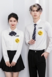 714-C3068P40控59/2025新款春季男女奶茶餐厅制服衬衫礼服ktv酒吧，男装衬衫，星座714(原C313)
