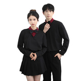 714-D3048P45控69/2025新款假两件拼色工作服衬衫餐厅奶茶店制服，男装衬衫，星座714(原C313)