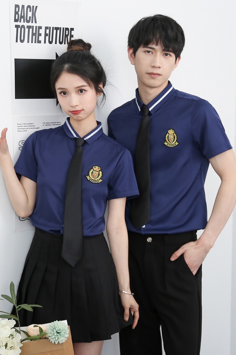 714-Y820P40控69/2025夏季小清新学院风工作衬衫修身短袖衬衣潮,男装T恤,星座714(原C313)