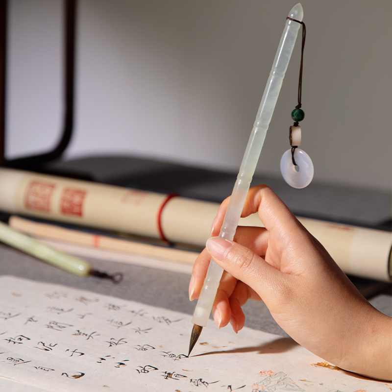 高端毛笔礼盒专业级小楷楷书中楷湖笔品牌大师级狼毫书法软笔国画