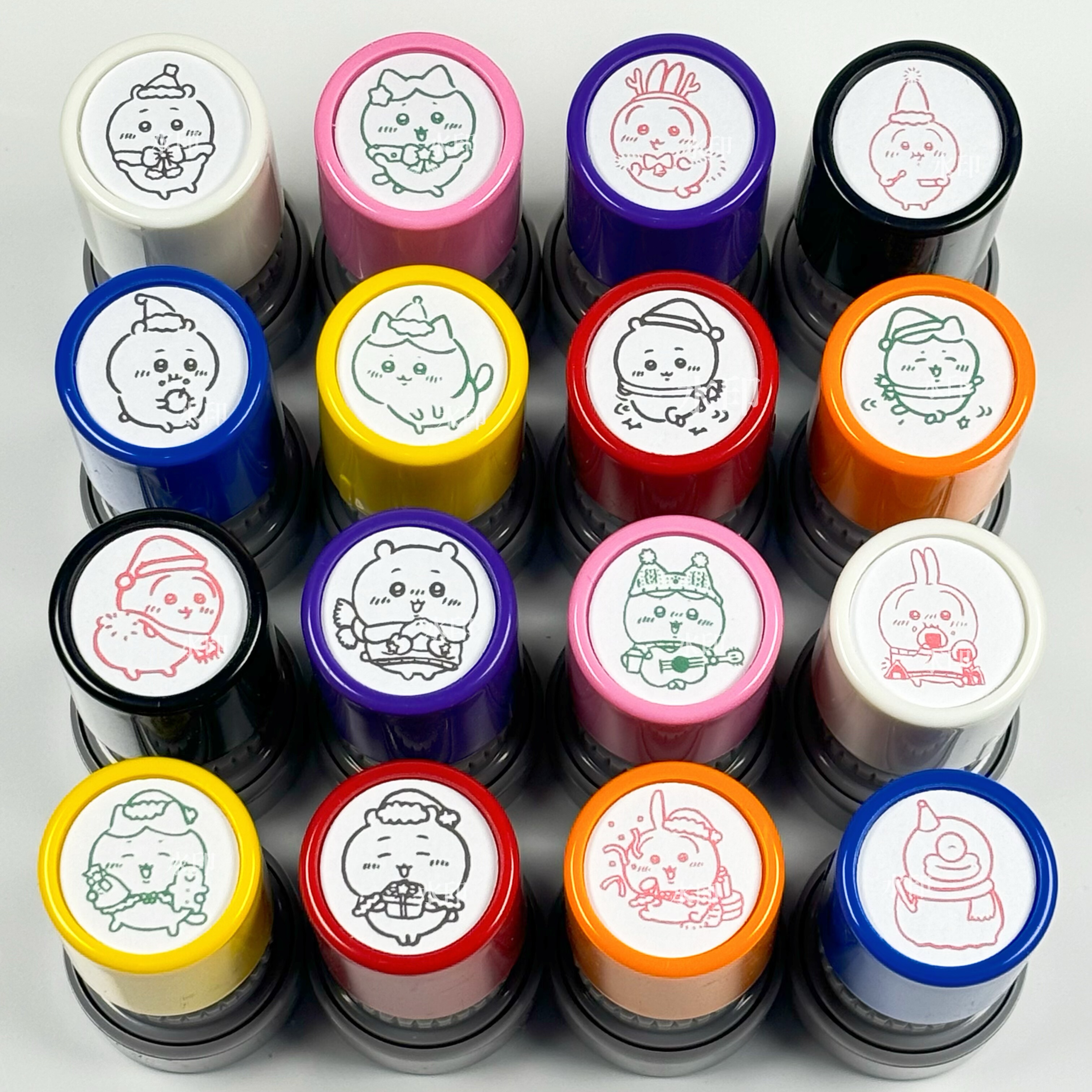 乌萨奇圣诞节卡通可爱表情光敏印章MerryChristmas手帐礼物圣诞树