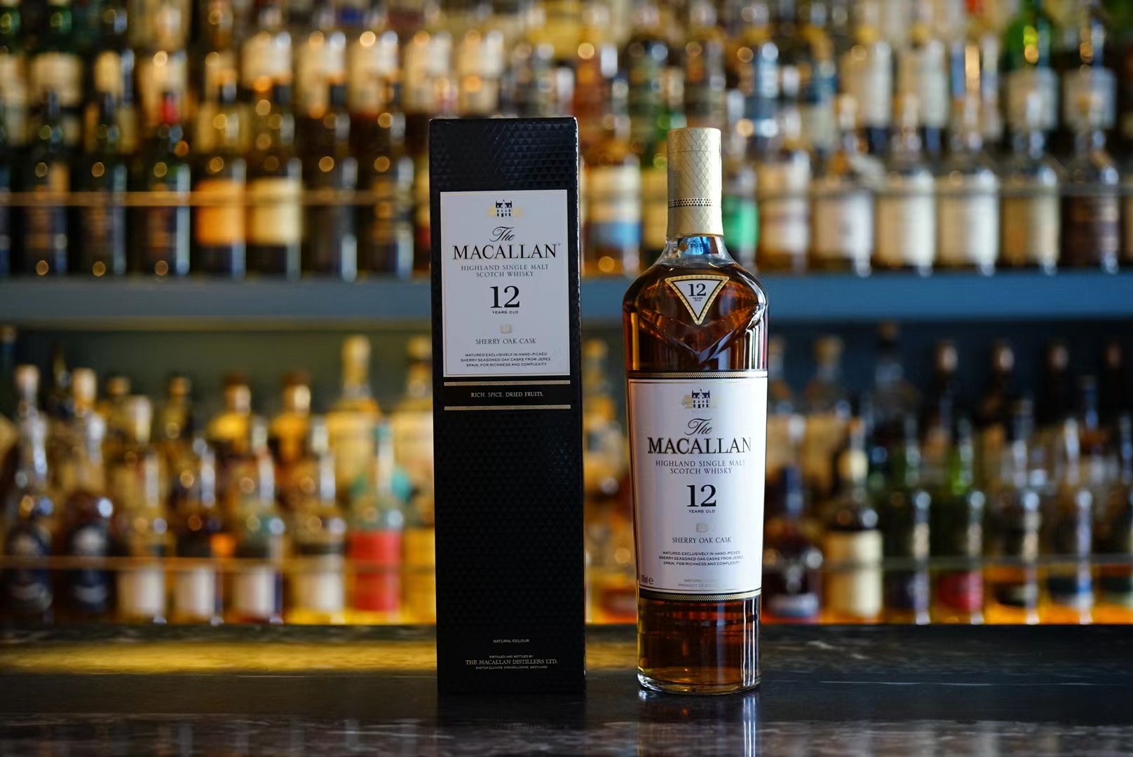 【限时特价】Macallan麦卡伦12年雪莉桶单一麦芽威士忌国行包邮-封面