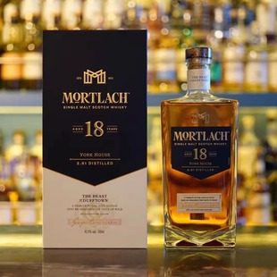 国行·Mortlach慕赫18年单一麦芽苏格兰威士忌 达夫镇野兽 洋酒