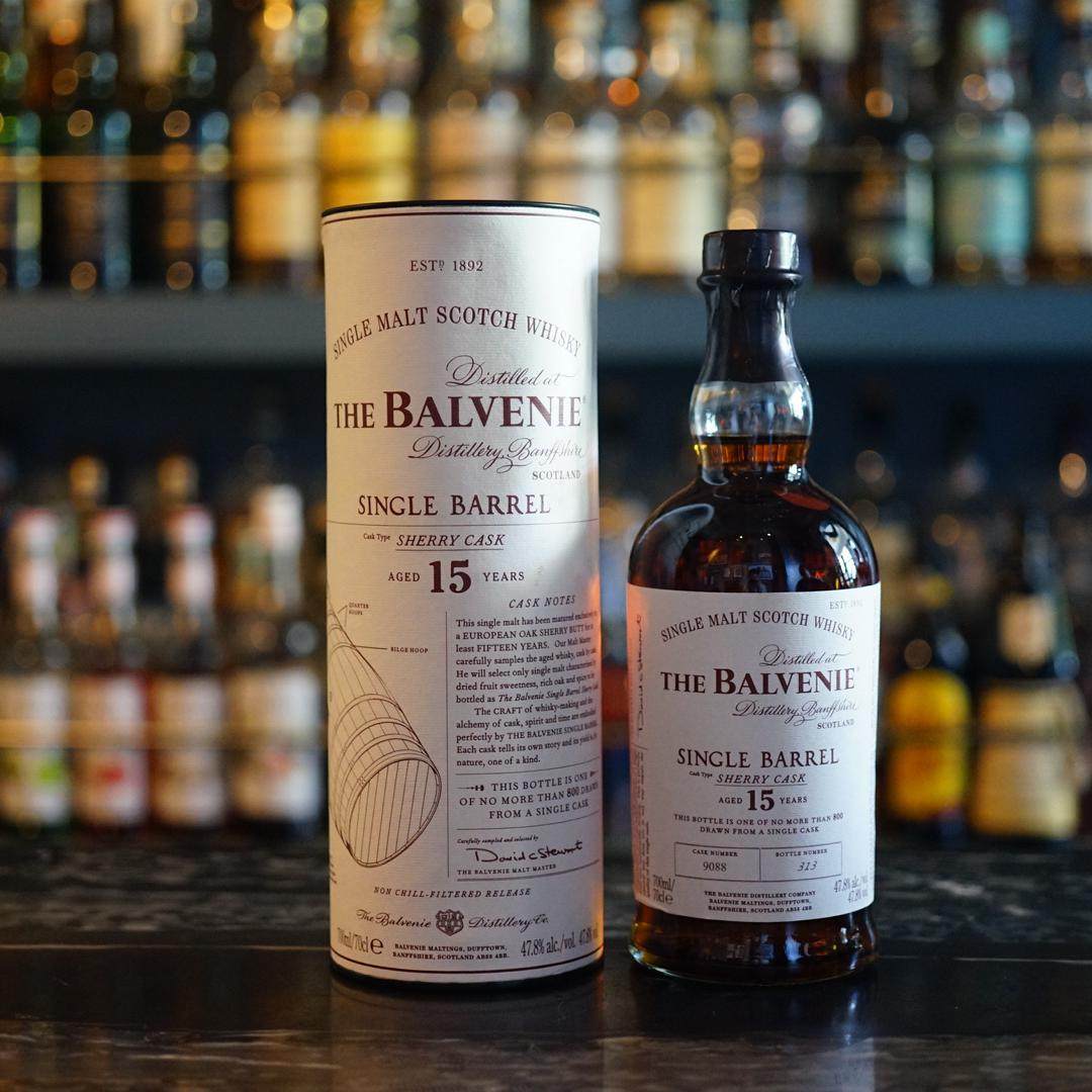 国行·Balvenie百富15年雪莉单桶 单一麦芽威士忌旧版浅色 洋酒