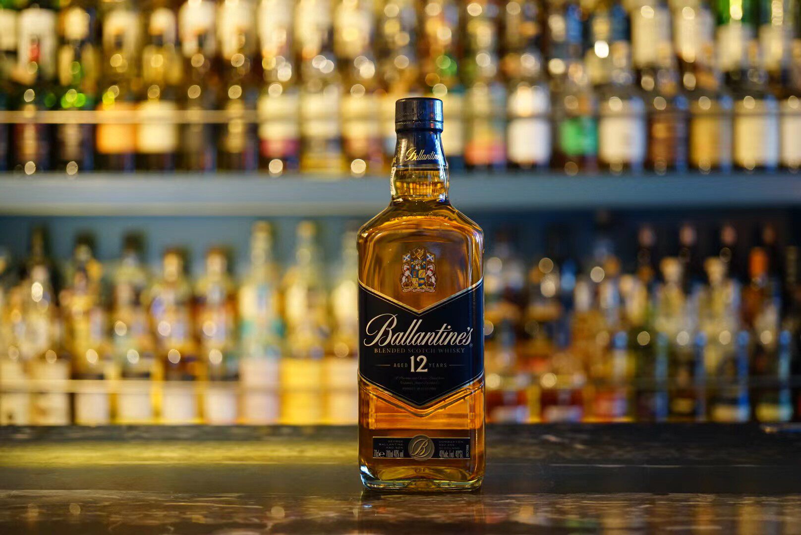 【国行正品】ballantines百龄坛12年经典调配苏格兰威士忌700ml