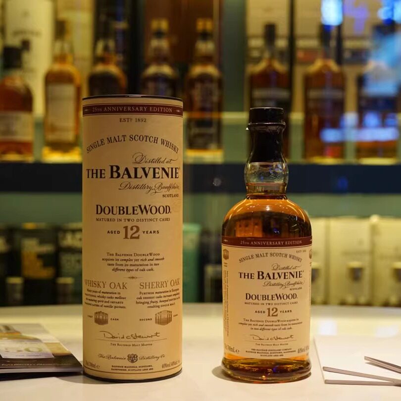 国行·Balvenie百富12年双桶单一麦芽威士忌 25周年纪念款 洋酒
