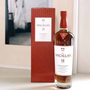 国行·Macallan麦卡伦18年雪莉桶单桶单一麦芽威士忌新版 洋酒