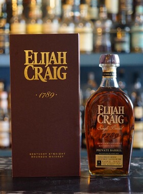 国行·Elijah Craig爱利加原桶珍藏波本威士忌-免年限定版 洋酒