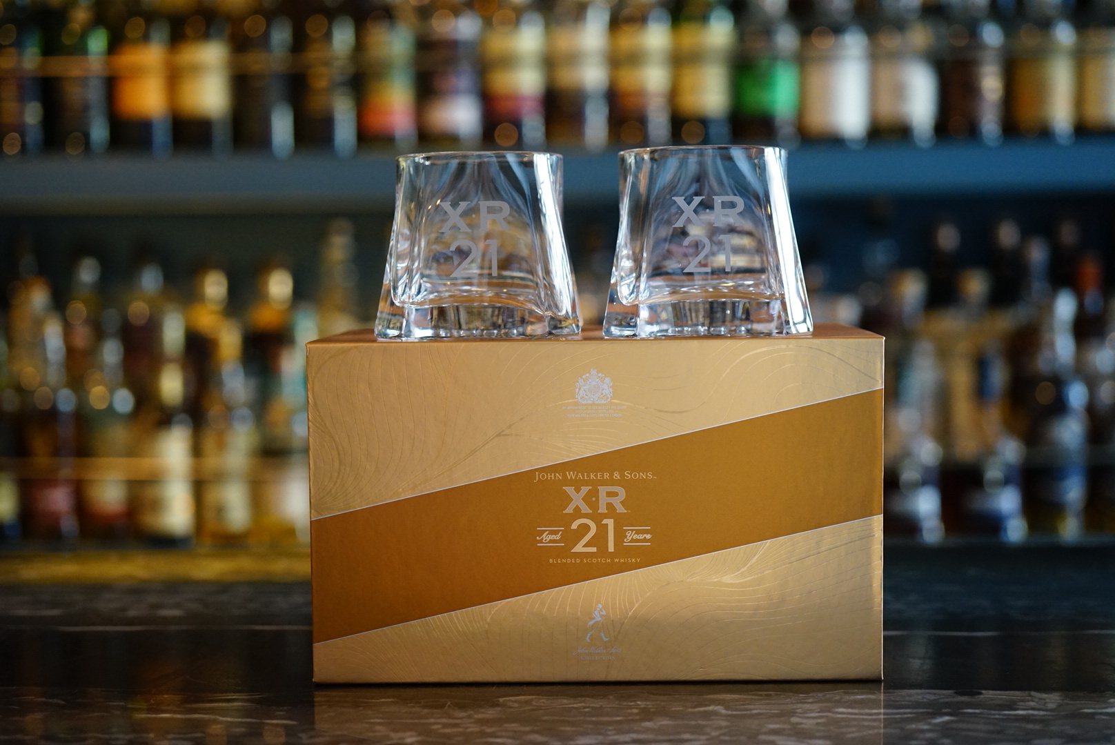 【国行包邮】johnnie walke尊尼获加xr21冰球对杯礼盒 威士忌酒杯