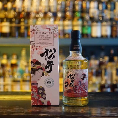 松井樱花风味单一麦芽威士忌正品