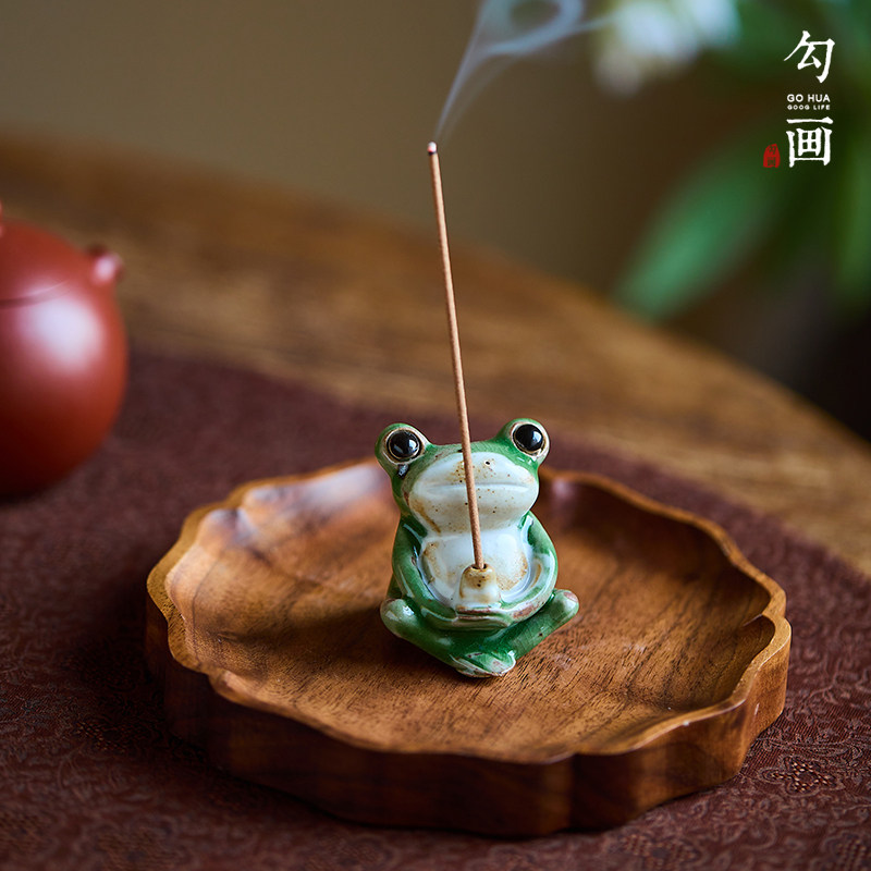 小青蛙茶宠摆件精品可养斜插线香香插可爱茶桌小件茶从茶道茶玩,餐饮具,茶道/香炉,淘宝优惠券,粉丝福利购,淘宝优惠卷