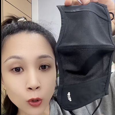 夏季上新款立体冰丝网纱防晒口罩女款高颜值可水洗调节H2800
