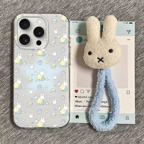 星星小兔子卡通iPhone17手机壳16