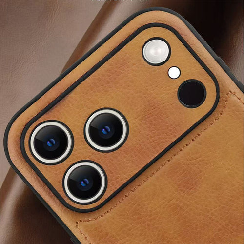 复古皮纹iPhone17Pro手机壳｜16