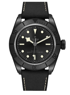 帝舵碧湾系列M79210CNU-0001腕表 41mm黑色陶瓷自动机械男士手表