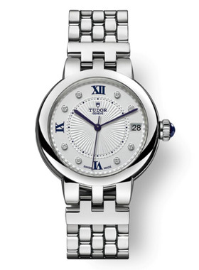 帝舵TUDOR瑞士手表 玫瑰系列日历自动机械 女士腕表 M35800-0004