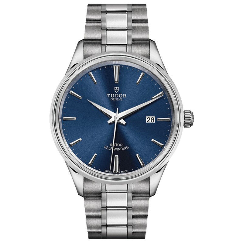 帝舵TUDOR风尚系列全自动机械男表 条钉刻度-蓝盘钢带M12700-0009