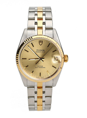 帝舵TUDOR王子系列男表全自动机械 34mm香槟金盘M74033-0002