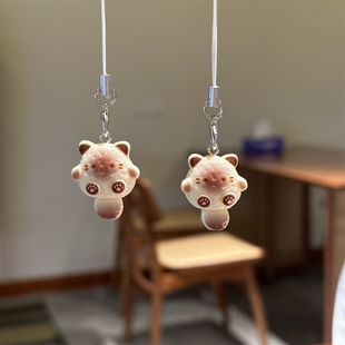 可爱少女暹罗猫挂件卡通百搭ins风钥匙扣猫咪包包吊坠礼物挂饰