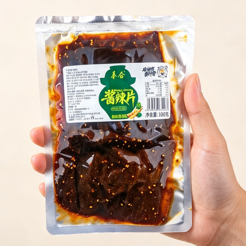 秦奋酱辣片黑辣片大辣片豆筋老式辣条黑豆鹰嘴豆80后麻辣零食小吃