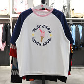 李宁男女童T恤2026夏季 YHSW036 文化衫 新款 运动生活系列休闲短袖