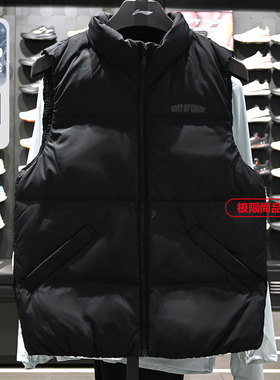 李宁马甲2025冬季新款韦德系列男子防泼水80%鹅绒羽绒马甲AMRV079