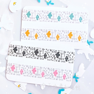 【分装】日本大枝活版室forest森林飞鸟 RT承制 盐系和纸胶带