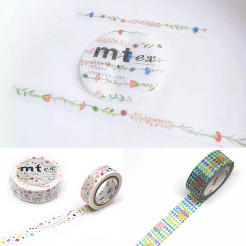 【分装】日本mt ex系列花藤 干杯 SAIEN小花叶子 盐系 和纸胶带
