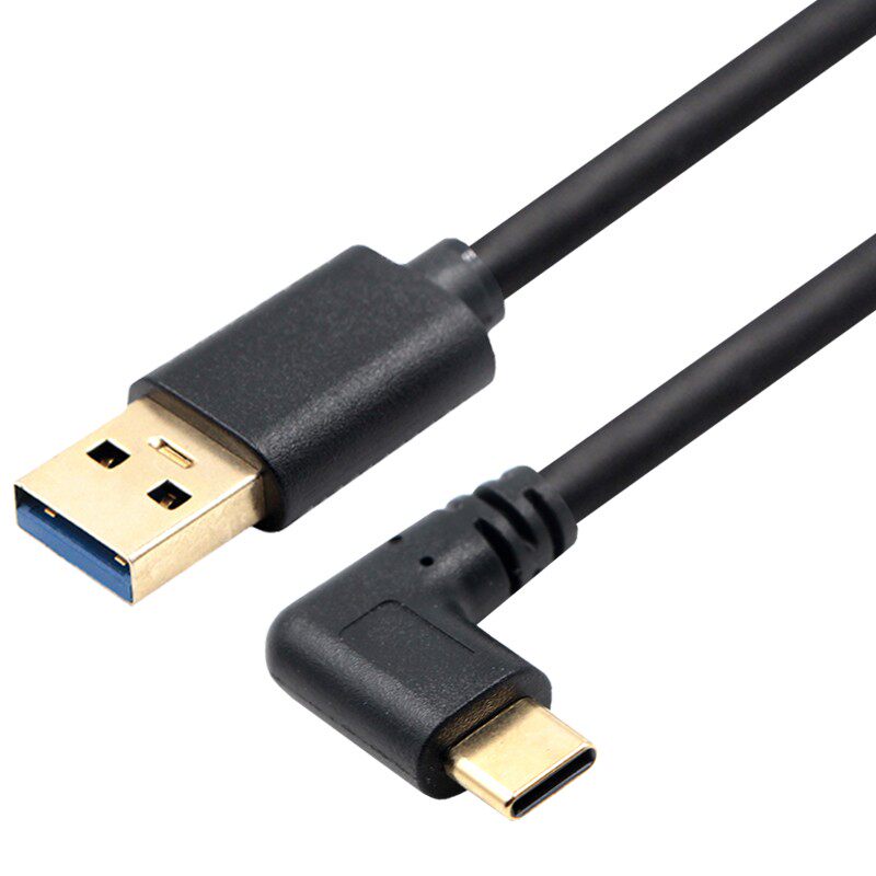 Elbow usb3.0 to type-c data cable, fast charging, high-speed mobile hard disk cable, charging cable, computer data transmission cable, suitable for charging Huawei, Xiaomi, Honor, Samsung mobile phones, dash cams thumbnail 7