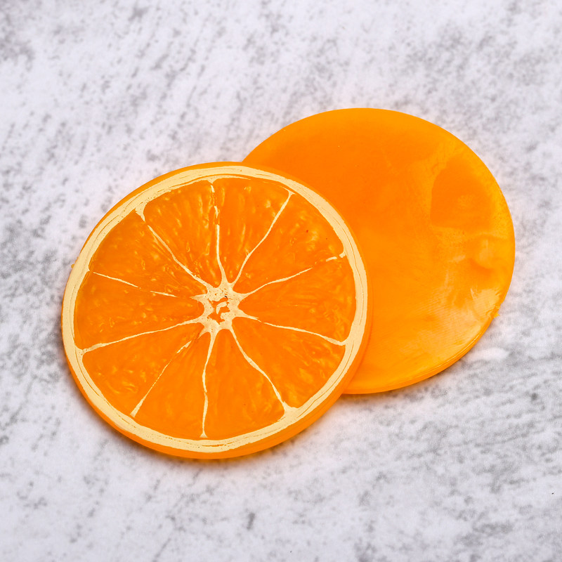 柠檬橙子切片水果模型道具样品假体塑胶模具仿真蛋糕模型配件装饰