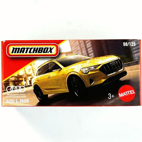 MATCHBOX火柴盒城市英雄小车仿真合金汽车模型玩具跑车奥迪E-TRON