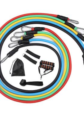 11pcs Resistance Band Gym Equipment Rubber exercise Band