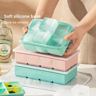 Ice Cube Tray ice ball maker Silicone Mold ice storage box