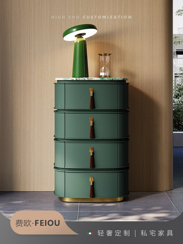 意大利现代简约时尚定制高端卧室储物抽屉三四六抽屉