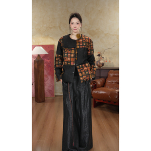 鹅绒服真水貂毛保暖外套20656150 国风新中式 华玥