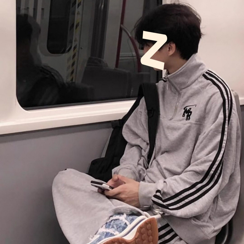 New Bcfauae NB学院风减龄休闲运动服套装女春秋卫衣阔腿裤跑步两