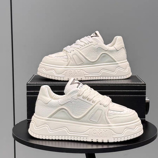 官方正品New Bcfauae NB面包男鞋春季潮牌高级感低帮休闲板鞋青少