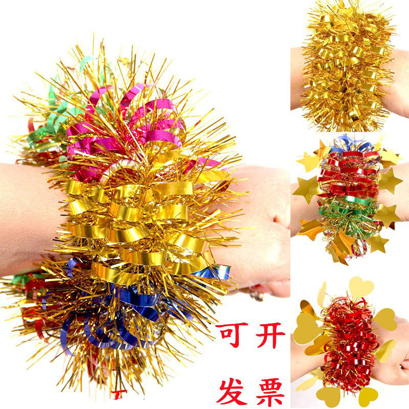 幼儿园运动会手腕花手环花